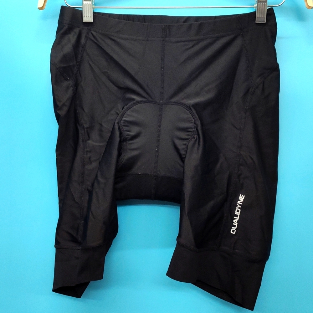 QUALIDYNE MENS CYCLING BIBS SHORTS BLACK XL